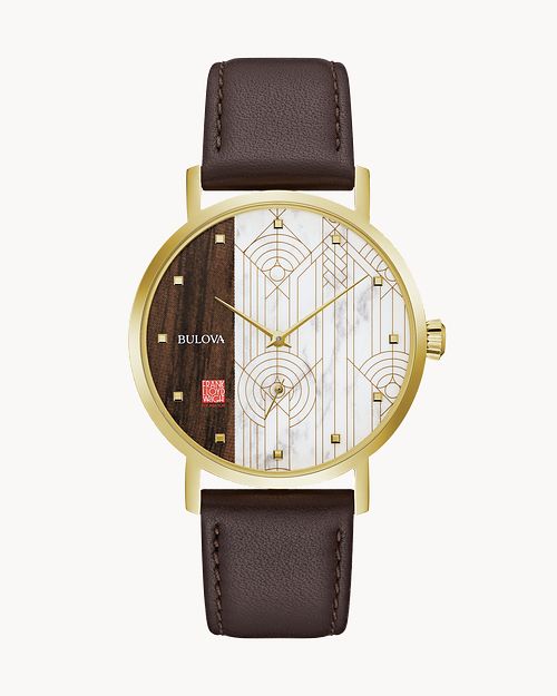 Bulova frank lloyd wright watch deals